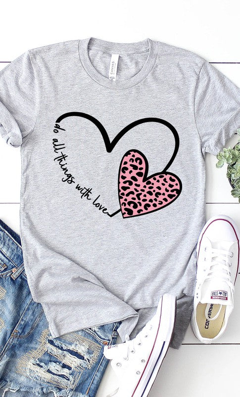 Do All Things With Love Graphic Tee
