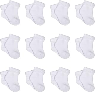 12-Pack White Socks(0-9M)