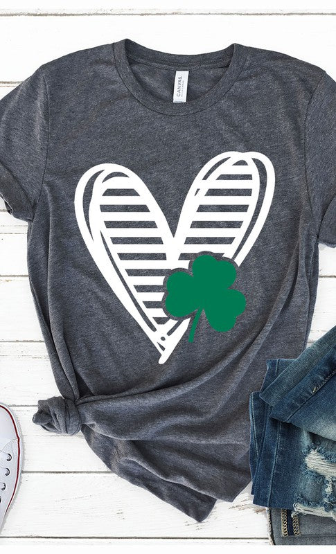 St Pattys Heart Graphic Tee PLUS