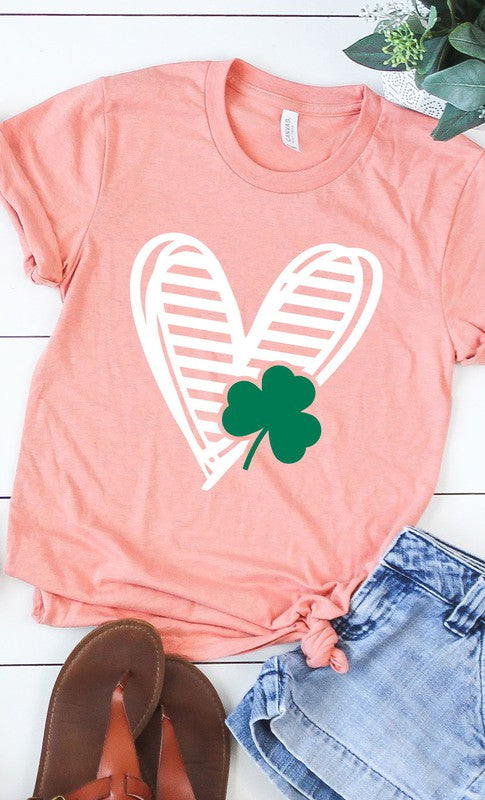 St Pattys Heart Graphic Tee PLUS