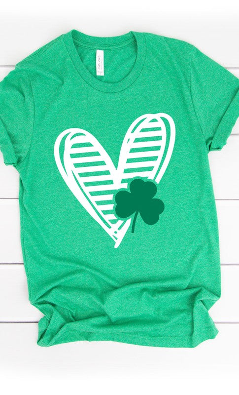 St Pattys Heart Graphic Tee PLUS