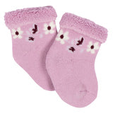 12-Pack Baby Girls Lavender Garden Wiggle Proof® Socks